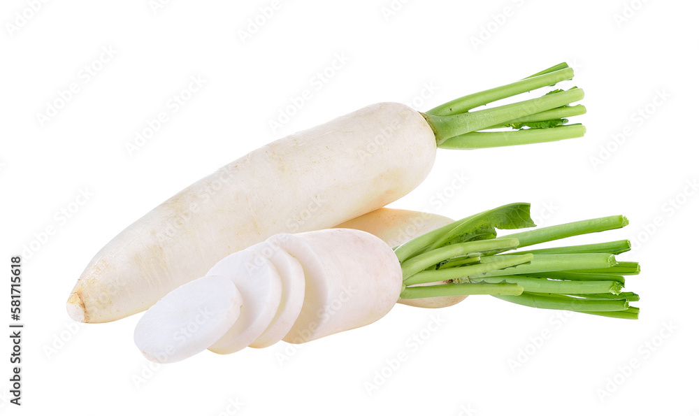 Radishes on transparent png Radishes on transparent png