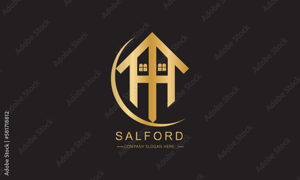 Black Gold Real Estate Logo. Construction Architecture Building Logo Design Template Element
Black Gold Real Estate Logo. Construction Architecture Building Logo Design Template Element