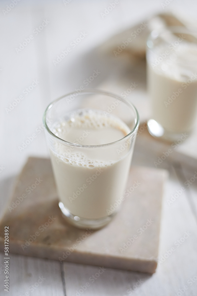 Fresh milk on white background Fresh milk on white background