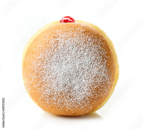 freshly baked jelly donut
