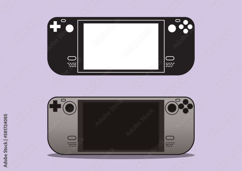 Obraz premium GAMING - VECTOR ILLUSTRATOR ON WHITE BACKGROUND - VECTOR_T006 : 581724085