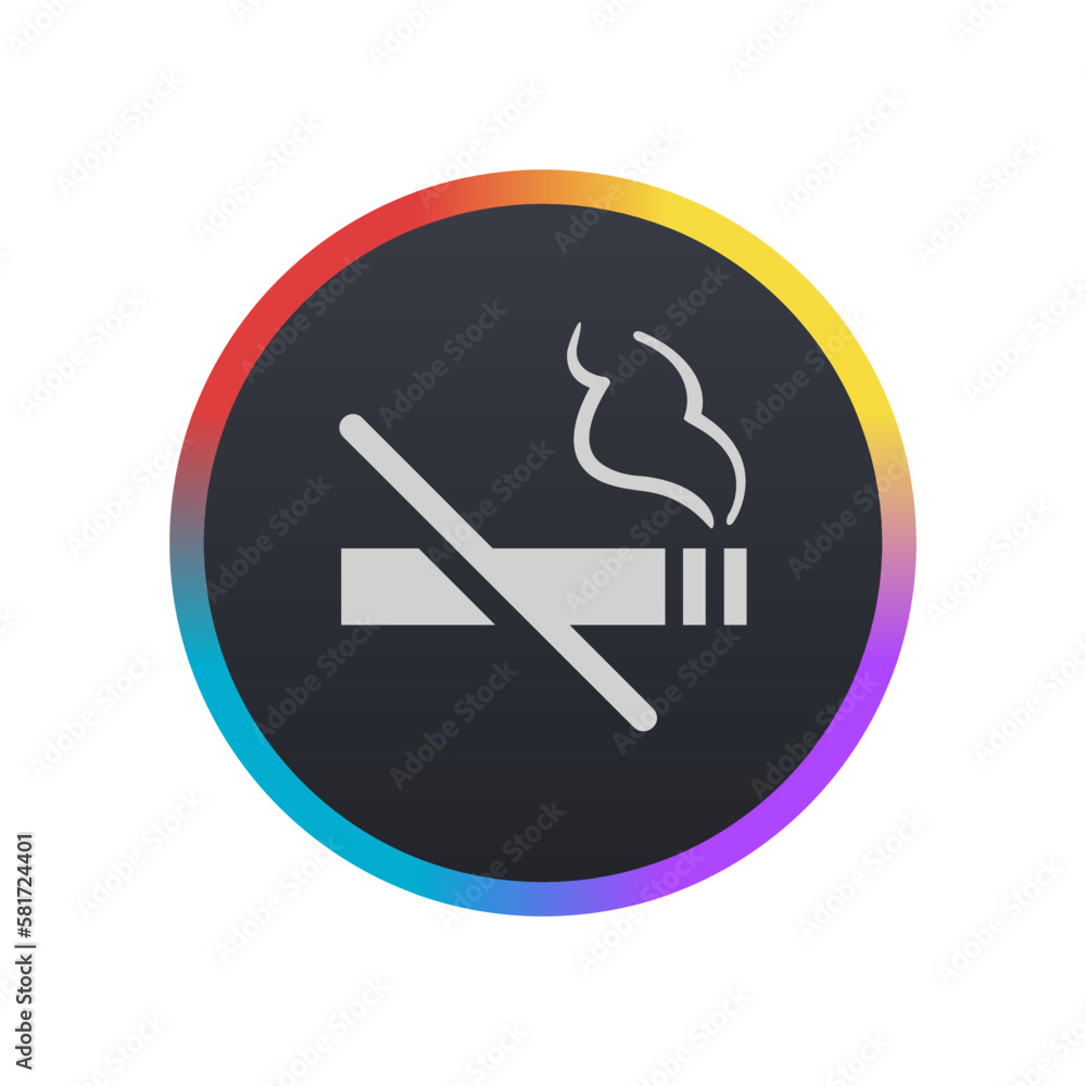 Smoking Not Allowed - Pictogram (icon) Smoking Not Allowed - Pictogram (icon)