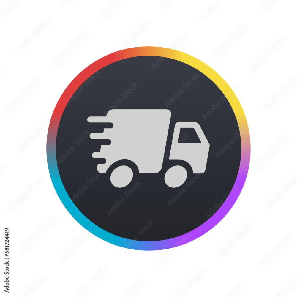 Fast Delivery - Pictogram (icon) Fast Delivery - Pictogram (icon)