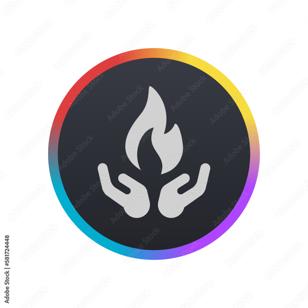 Fire - Pictogram (icon) Fire - Pictogram (icon)
