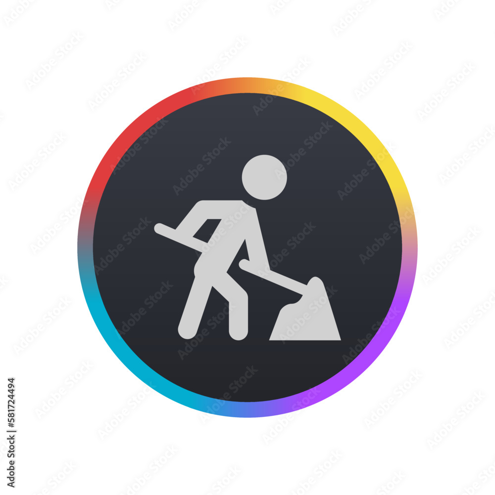 Construction - Pictogram (icon) Construction - Pictogram (icon)