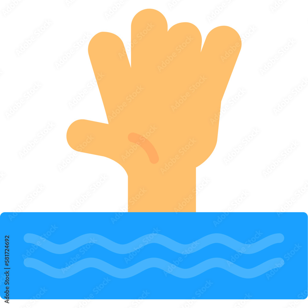 Obraz premium Drown Icon