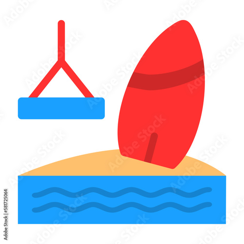 Wakeboarding Icon