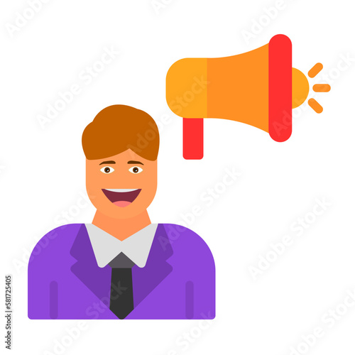 Shouting Icon