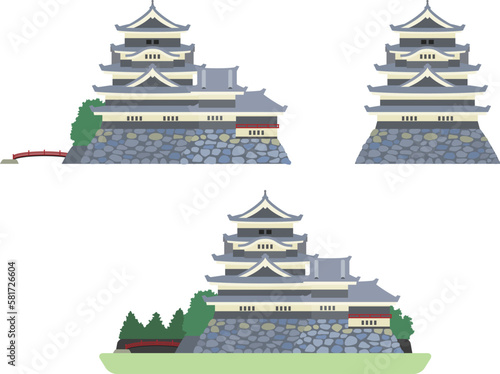 日本の歴史的建築物～国宝松本城