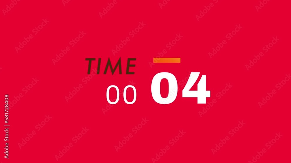 10 Seconds Stylish Countdown Timer with milliseconds on Left. White and Grey color on Red Background. Sports, E-Sports, Fighting Game, Gaming Concept. 4K Motion Graphics Video. 10 Seconds Stylish Countdown Timer with milliseconds on Left. White and Grey color on Red Background. Sports, E-Sports, Fighting Game, Gaming Concept. 4K Motion Graphics Video.
