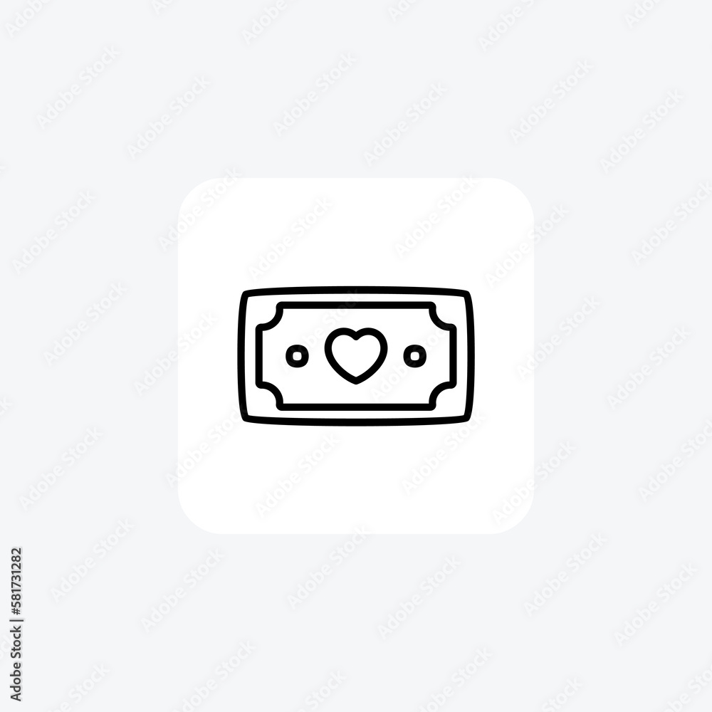 Engagement, envelope fully editable vector fill icon
Engagement, envelope fully editable vector fill icon