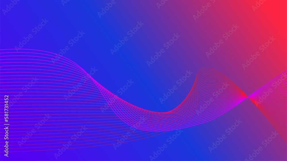 red purple blue orange tech wavy lines gradient background vector illustration red purple blue orange tech wavy lines gradient background vector illustration
