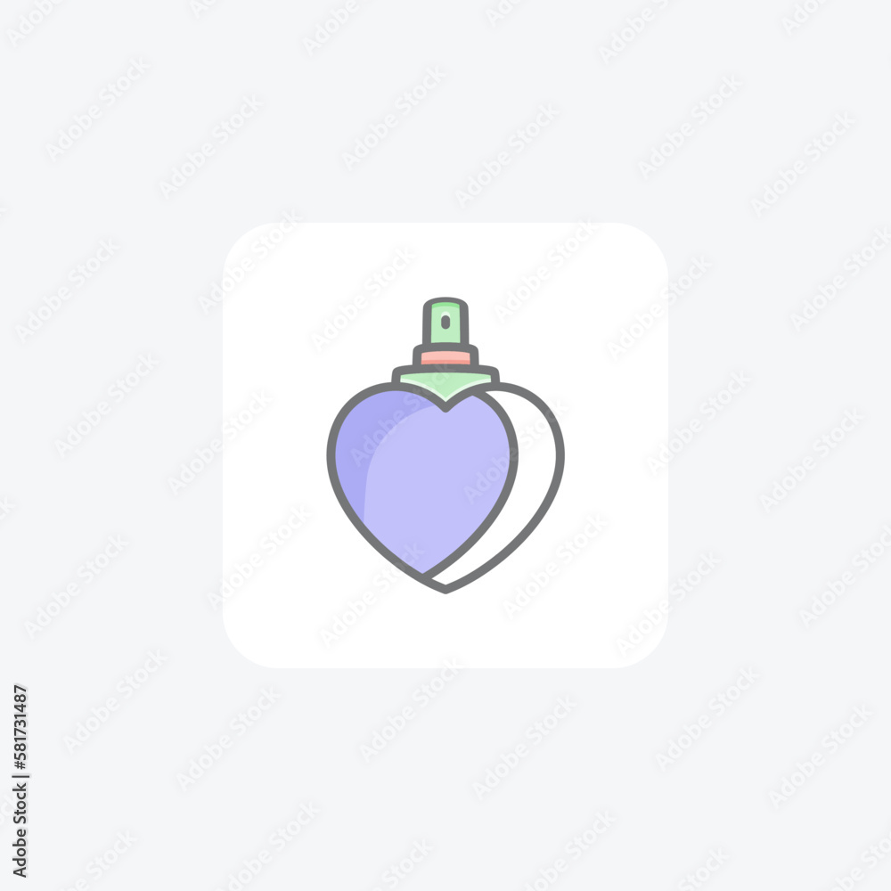 Obraz premium Love, potion fully editable vector fill icon
