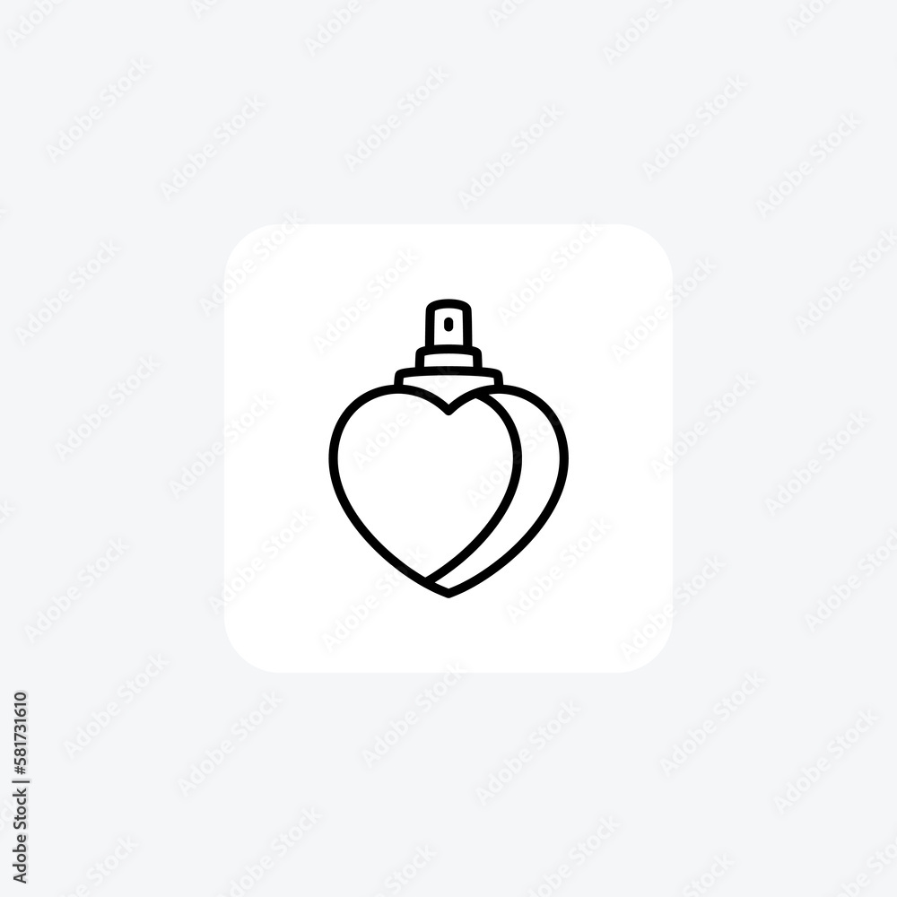 Obraz premium Love, potion fully editable vector fill icon