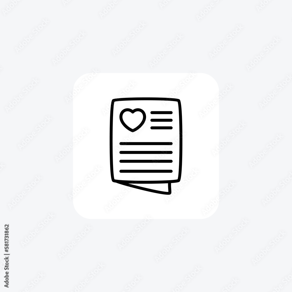 Checklist, document, fully editable vector line icon
Checklist, document, fully editable vector line icon