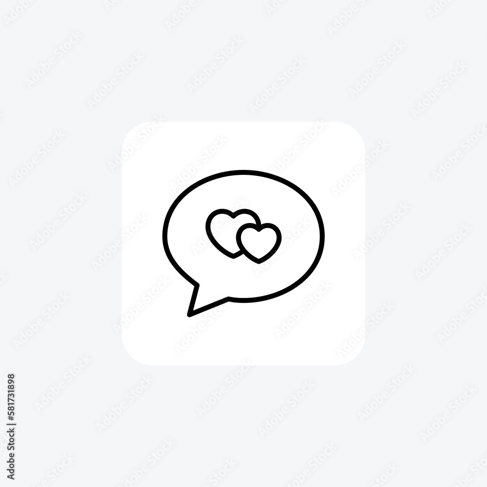 Communication, message fully editable vector line icon
Communication, message fully editable vector line icon