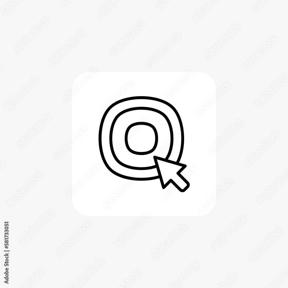 Target, dart, fully editable vector fill icon
Target, dart, fully editable vector fill icon