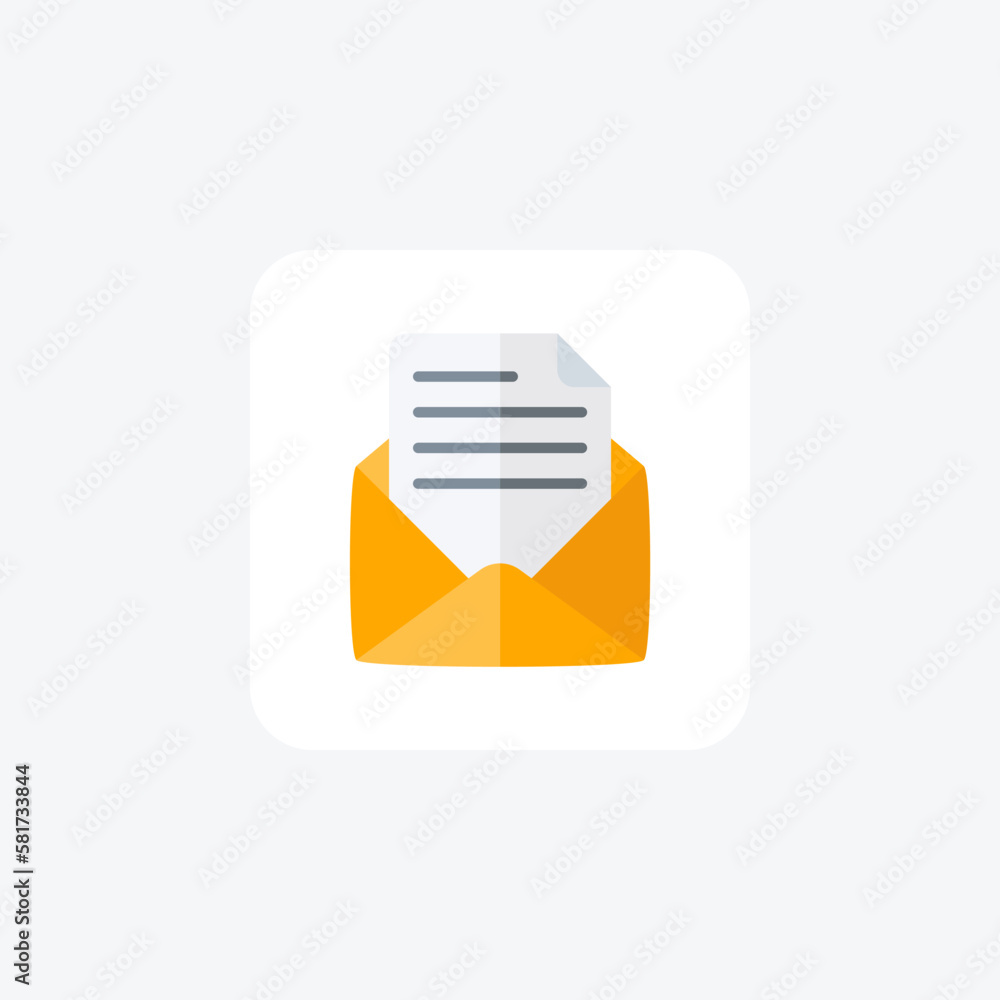 Email icon fully editable vector fill icon
Email icon fully editable vector fill icon