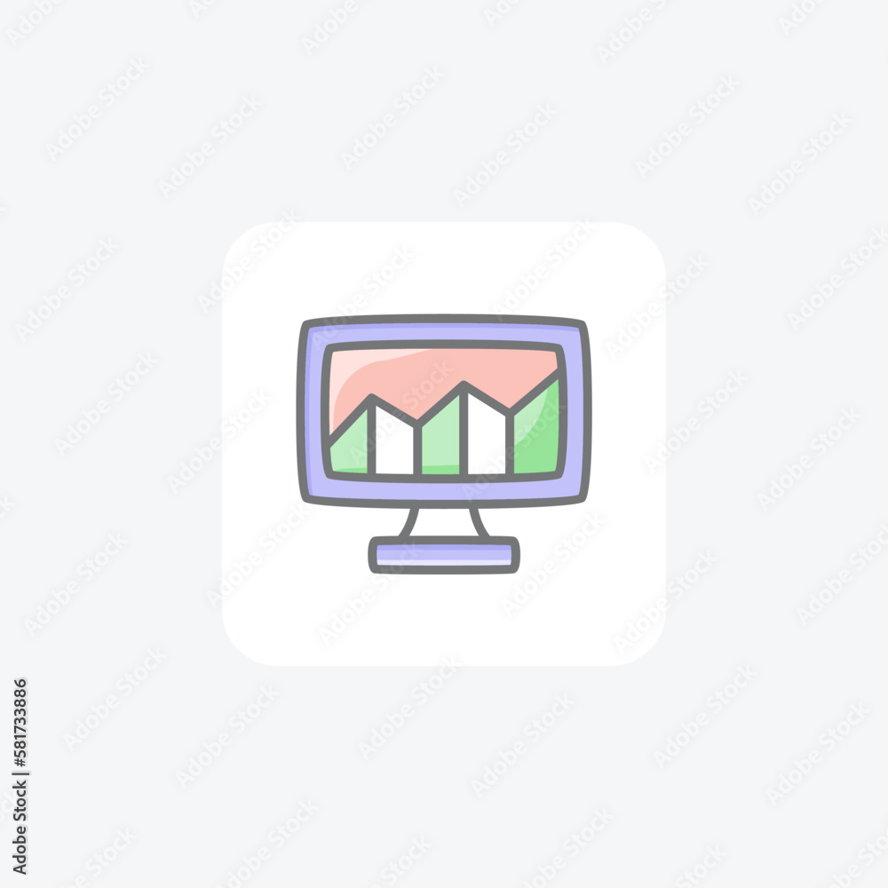 Analytics, diagram fully editable vector fill icon
Analytics, diagram fully editable vector fill icon