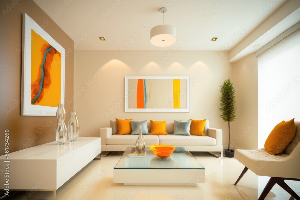 modern living room with sofa modern living room with sofa