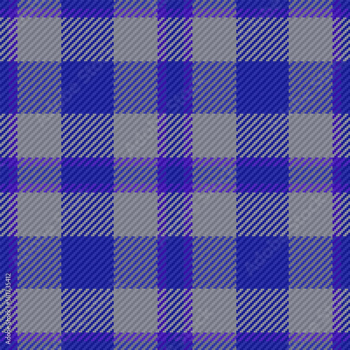 Texture seamless check. Tartan textile pattern. Background plaid vector fabric.