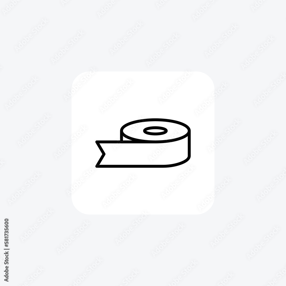 Tape, tool fully editable vector fill icon
Tape, tool fully editable vector fill icon