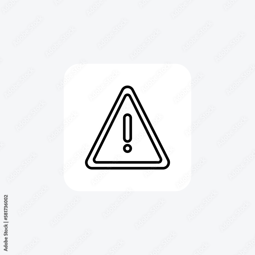Caution, danger fully editable vector fill icon
Caution, danger fully editable vector fill icon