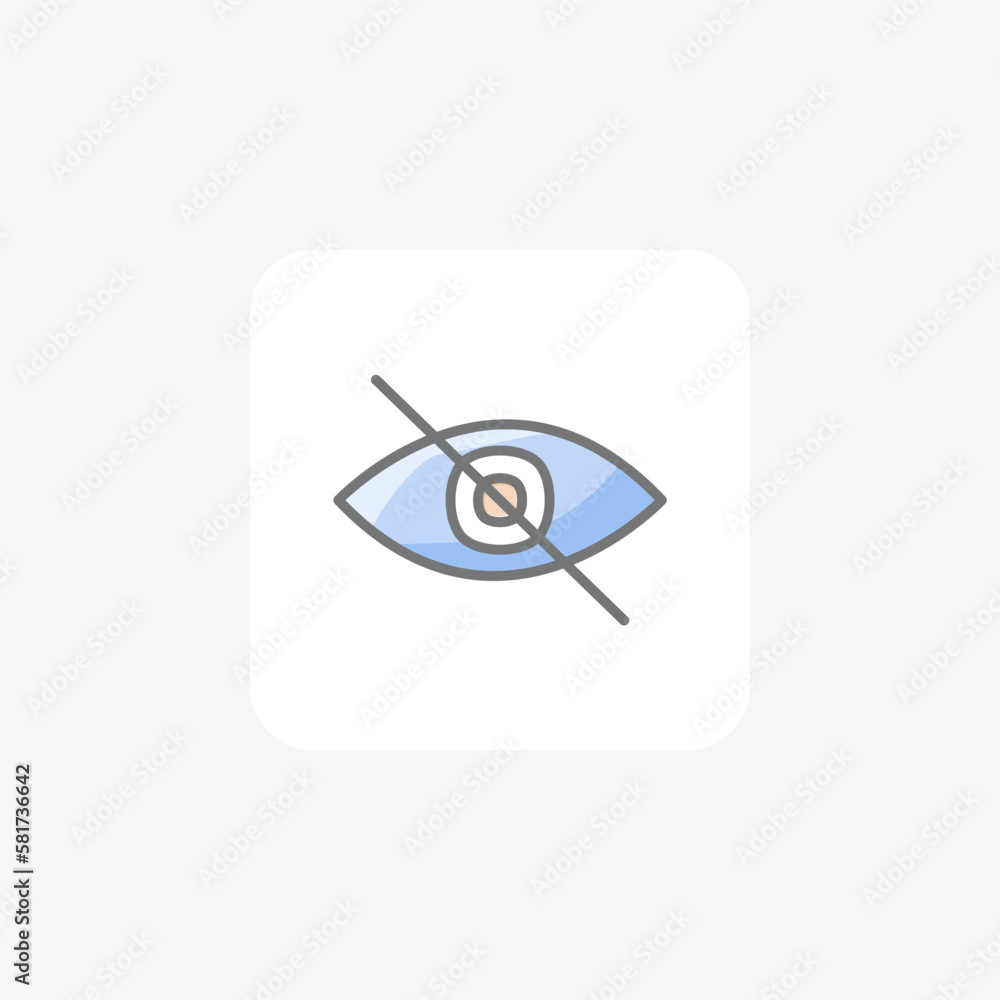 Eye, media fully editable vector flat icon
Eye, media fully editable vector flat icon