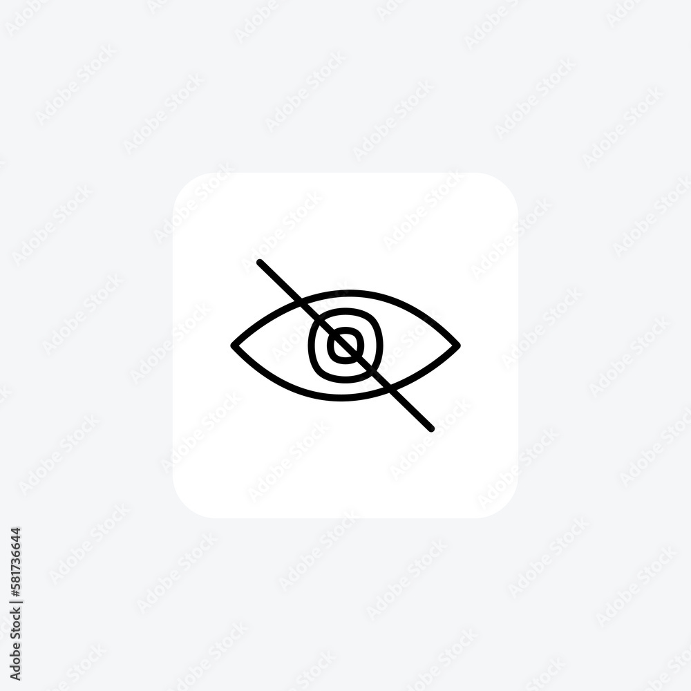 Eye, media fully editable vector flat icon
Eye, media fully editable vector flat icon