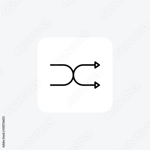 Arrow, multimedia fully editable vector flat icon

