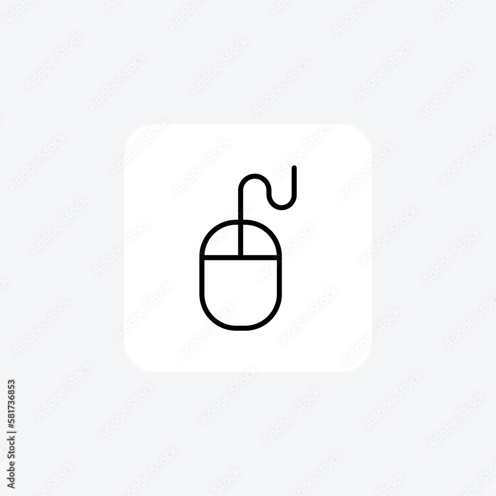 Buttons, click fully editable vector flat icon
Buttons, click fully editable vector flat icon