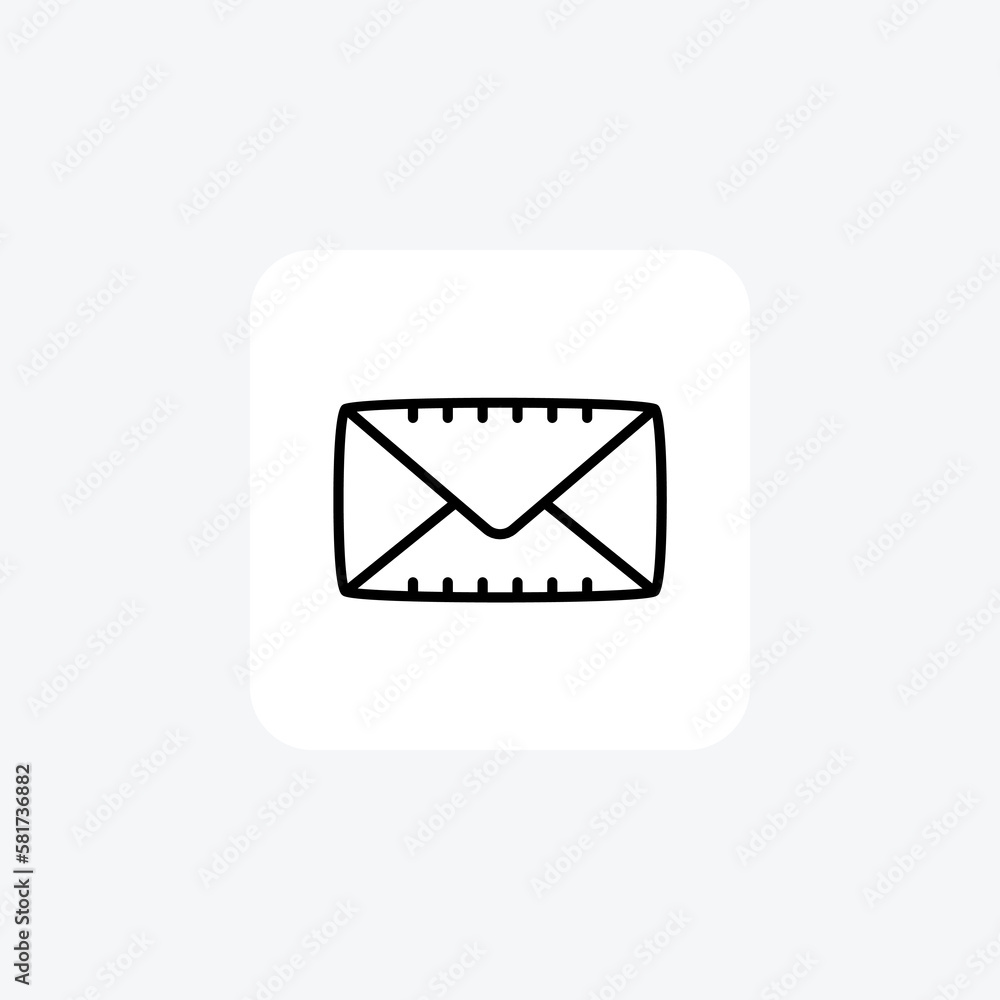 Message, letter fully editable vector flat icon
Message, letter fully editable vector flat icon