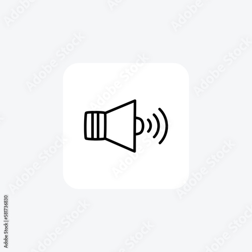 Audio, multimedia fully editable vector flat icon


