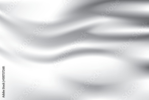 Abstract white and gray gradient background. Vector illustration.