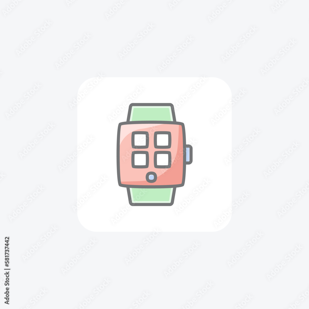 Watch technology fully editable vector icon
Watch technology fully editable vector icon