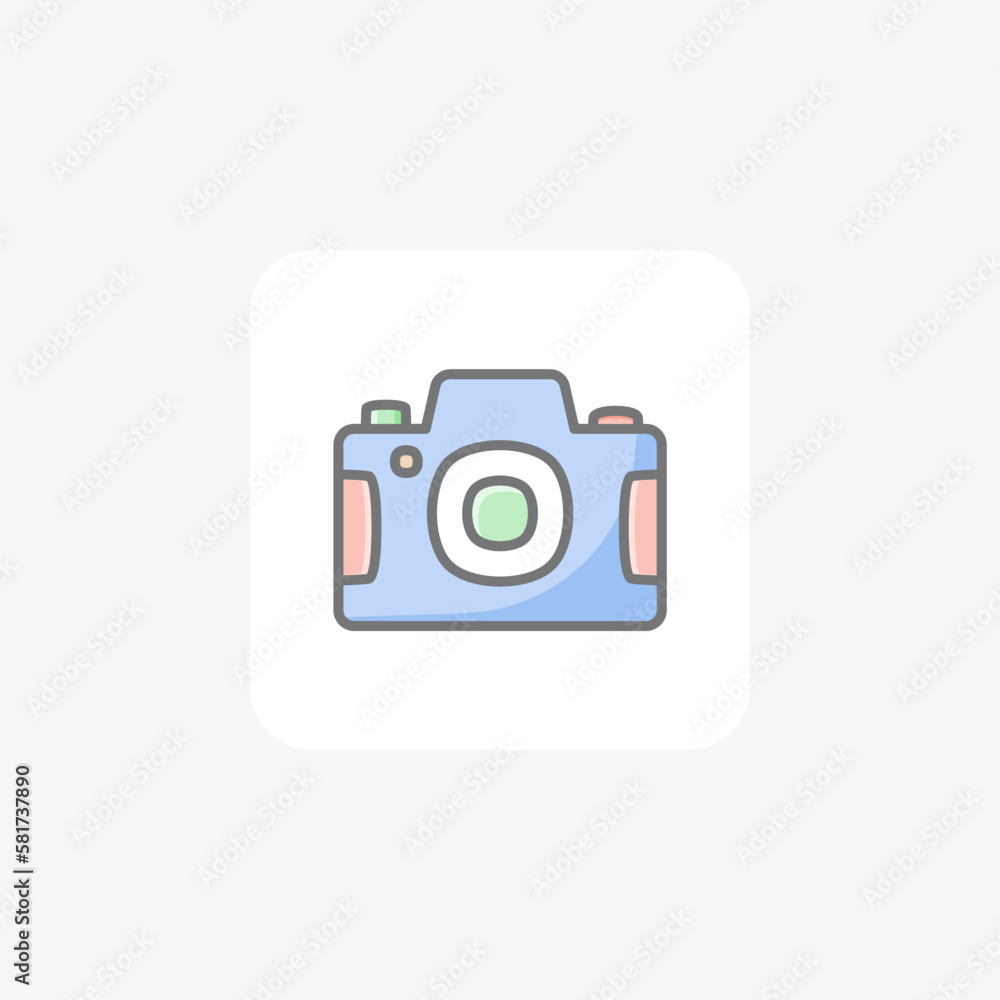 Camera, gadget fully editable vector icon
Camera, gadget fully editable vector icon