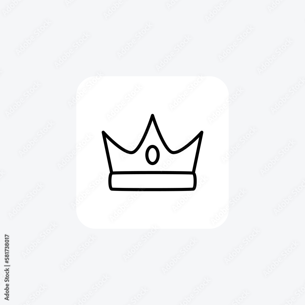 Award, crown, king fully editable vector icon
Award, crown, king fully editable vector icon