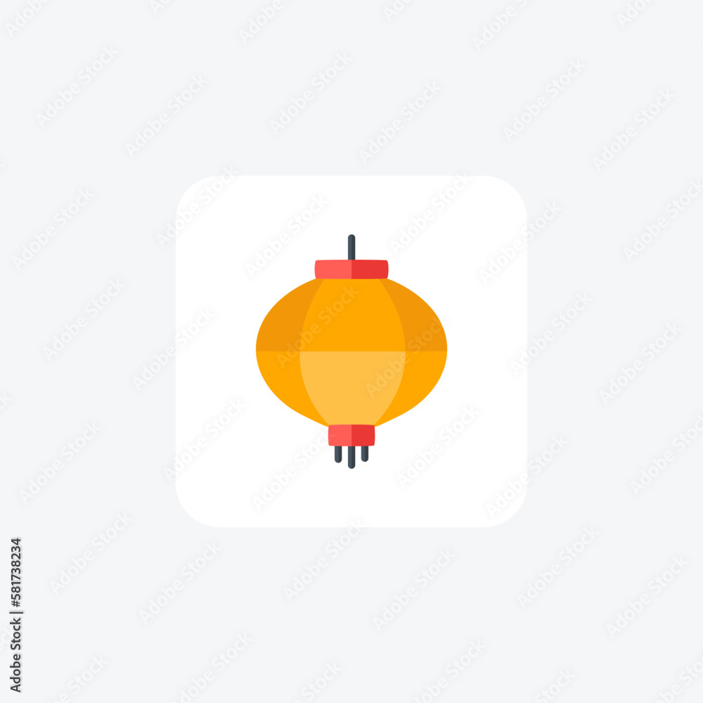 Obraz premium China, chinese, decoration fully editable vector icon