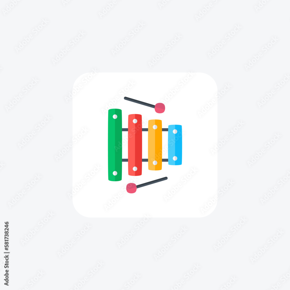 Xylophone, beats, fully editable vector icon
Xylophone, beats, fully editable vector icon