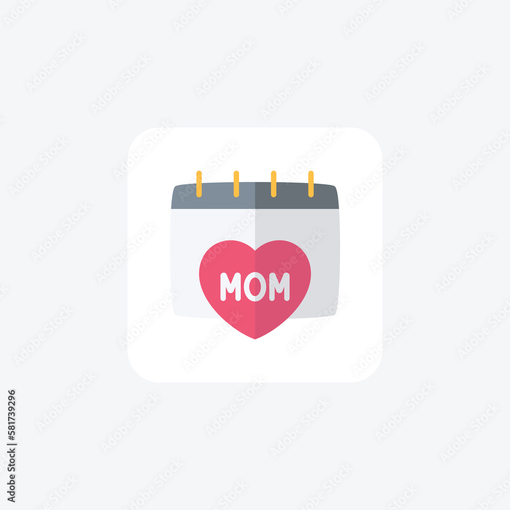 Calendars, mother day, mom fully editable vector icon
Calendars, mother day, mom fully editable vector icon