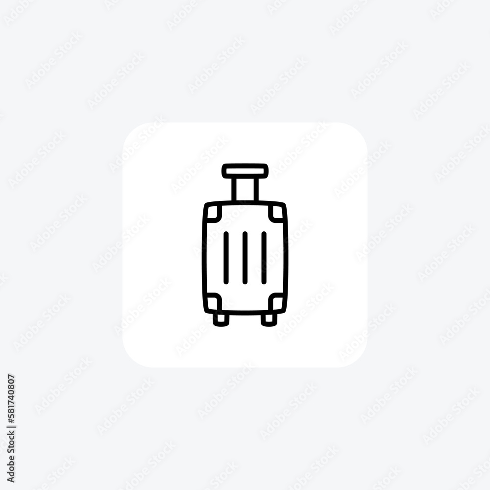 Suitcase vacation icon fully editable vector icon
Suitcase vacation icon fully editable vector icon