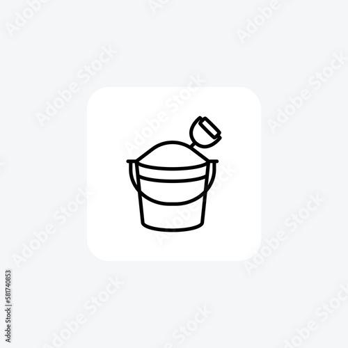 Bucket Beech icon fully editable vector icon

