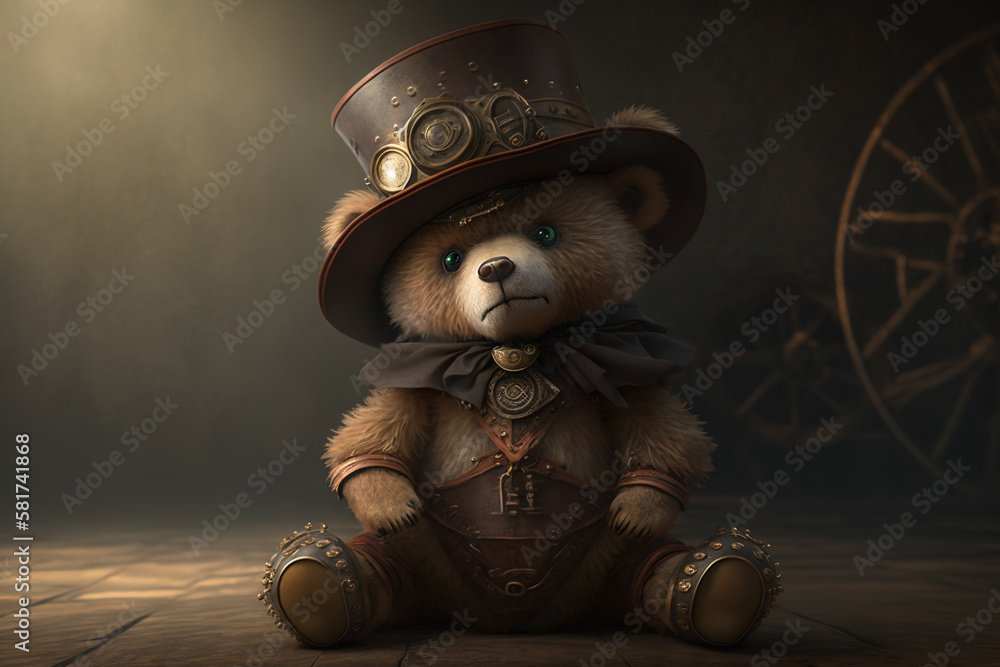 Steampunk teddy bear deals