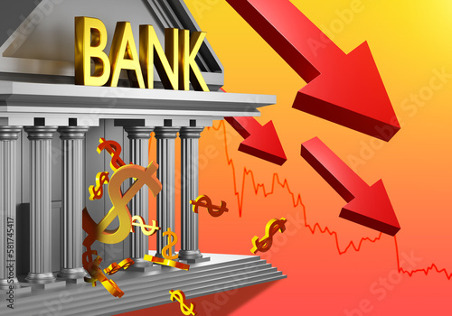 Bank bankruptcy. Chart and ...