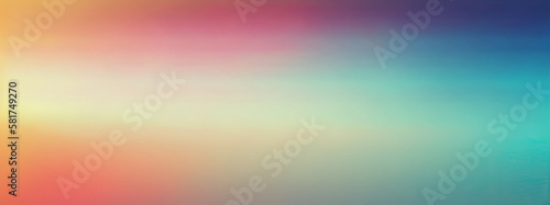 background with multicolored gradient with texture. Generative AI illustration