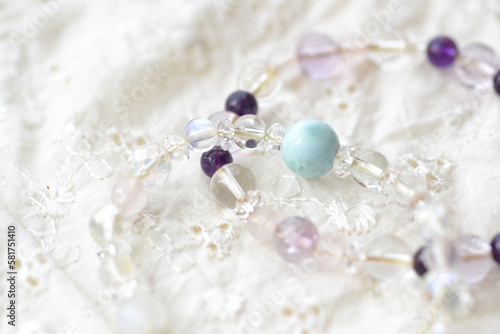 ラリマーとアメジスト