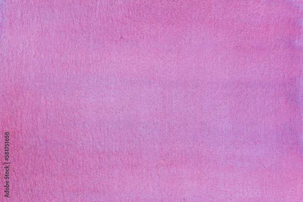 Fototapeta premium Pink metallic litmus on watercolor paper