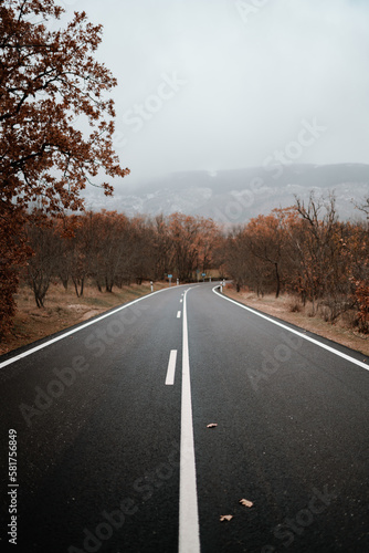 Carretera en otoño 