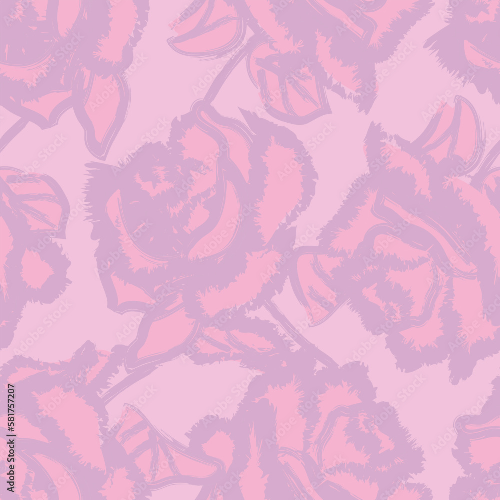 Abstract Rose Floral Seamless Pattern Design Abstract Rose Floral Seamless Pattern Design