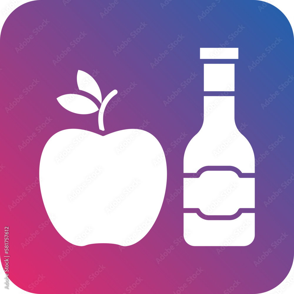 Vector Design Cider Icon Style